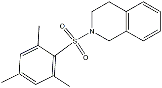 2-(mesitylsulfonyl)-1,2,3,4-tetrahydroisoquinoline Struktur