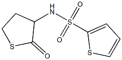 N-(2-oxotetrahydro-3-thienyl)-2-thiophenesulfonamide Struktur