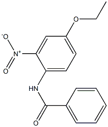 N-{4-ethoxy-2-nitrophenyl}benzamide Struktur