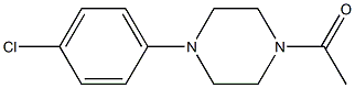 1-acetyl-4-(4-chlorophenyl)piperazine Struktur