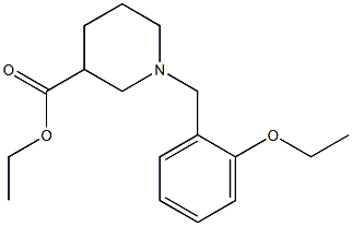 ethyl 1-(2-ethoxybenzyl)-3-piperidinecarboxylate Struktur