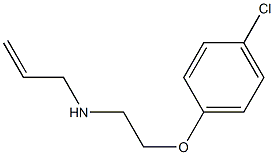 N-allyl-N-[2-(4-chlorophenoxy)ethyl]amine Struktur