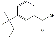 3-tert-pentylbenzoic acid Struktur