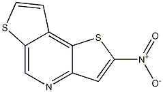 2-nitrodithieno[3,2-b:3,2-d]pyridine Struktur