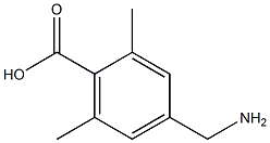 4-(aminomethyl)-2,6-dimethylbenzoic acid Struktur