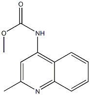 methyl 2-methyl-4-quinolinylcarbamate Struktur