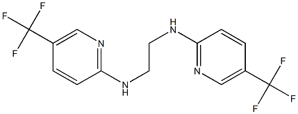 N-[5-(trifluoromethyl)-2-pyridinyl]-N-(2-{[5-(trifluoromethyl)-2-pyridinyl]amino}ethyl)amine Struktur