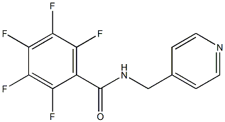 2,3,4,5,6-pentafluoro-N-(4-pyridinylmethyl)benzamide Struktur