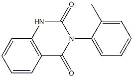 3-(2-methylphenyl)-2,4(1H,3H)-quinazolinedione Struktur