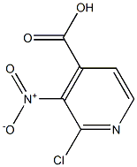 2-chloro-3-nitroisonicotinic acid Struktur