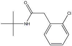 N-(tert-butyl)-2-(2-chlorophenyl)acetamide Struktur