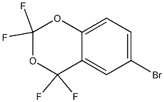 6-Bromo-2,2,4,4-tetrafluoro-1,3-benzodioxan, 97+% Struktur