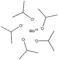 Molybdenum(V) isopropoxide, 5% w/v in isopropanol, 99.6% (m.b.), packaged under Argon in resealable ChemSeal bottles Struktur