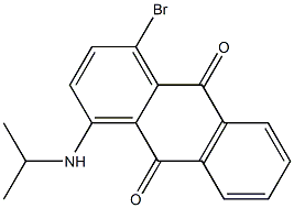 1-Isopropylamino-4-bromoanthraquinone Struktur