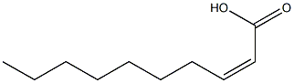 CIS-2-DECENOIC ACID Struktur