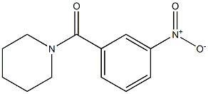 (3-nitrophenyl)(1-piperidinyl)methanone Struktur