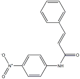 (E)-N-(4-nitrophenyl)-3-phenyl-2-propenamide Struktur