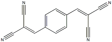 2-[4-(2-cyano-3-nitrilo-1-propenyl)benzylidene]malononitrile Struktur