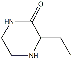 3-ethyl-2-piperazinone Struktur