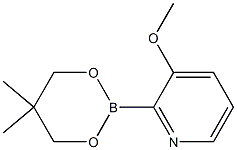 2-(5,5-Dimethyl-1,3,2-dioxaborinan-2-yl)-3-methoxypyridine Struktur