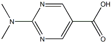 2-Dimethylamino-pyrimidine-5-carboxylic acid ,97% Struktur