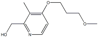 2-Hydroxymethyl-4-methoxypropoxy-3-methylpyridine ,97% Struktur