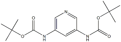 Di-tert-butyl pyridin-3,5-dicarbamate ,98% Struktur