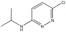 6-chloro-N-isopropylpyridazin-3-amine Struktur