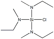 tris(ethylmethylamino)chlorosilaen Struktur