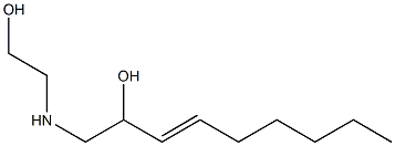 1-[(2-Hydroxyethyl)amino]-3-nonen-2-ol Struktur