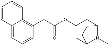 Naphthalene-1-acetic acid 8-methyl-8-azabicyclo[3.2.1]octan-3-yl ester Struktur