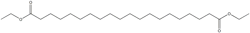 Icosanedioic acid diethyl ester Struktur