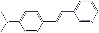 3-(4-(Dimethylamino)styryl)pyridine Struktur