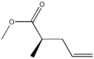 [R,(-)]-2-Methyl-4-pentenoic acid methyl ester Struktur