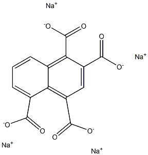 1,2,4,5-Naphthalenetetracarboxylic acid tetrasodium salt Struktur