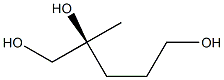 (2S)-2-Methyl-1,2,5-pentanetriol Struktur