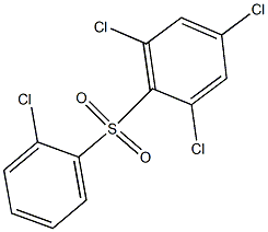 2,4,6-Trichlorophenyl 2-chlorophenyl sulfone Struktur