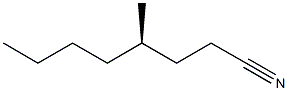 [R,(+)]-4-Methyloctanenitrile Struktur