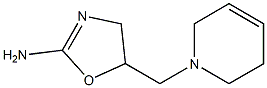 5-[(1,2,5,6-Tetrahydropyridine-1-yl)methyl]-2-oxazoline-2-amine Struktur