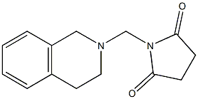 N-[[3,4-Dihydroisoquinolin-2(1H)-yl]methyl]succinimide Struktur