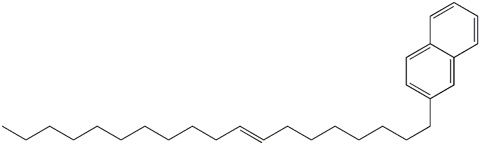 2-(8-Nonadecenyl)naphthalene Struktur