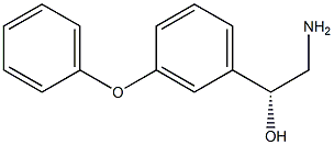 (R)-2-Amino-1-(3-phenoxyphenyl)ethanol Struktur