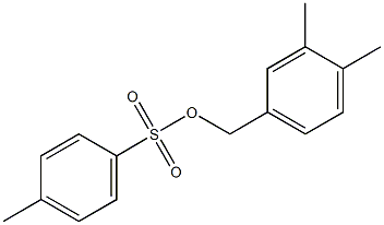 p-Toluenesulfonic acid 3,4-dimethylbenzyl ester Struktur