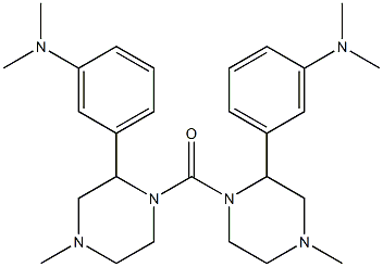 [3-(Dimethylamino)phenyl](4-methyl-1-piperazinyl) ketone Struktur