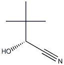 (2R)-2-Hydroxy-3,3-dimethylbutyronitrile Struktur