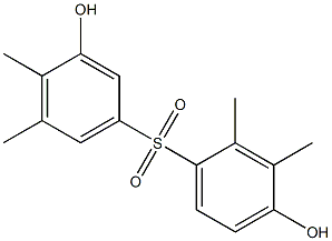 3,4'-Dihydroxy-2',3',4,5-tetramethyl[sulfonylbisbenzene] Struktur