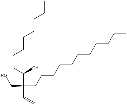 (1R,2R)-1-Octyl-2-undecyl-2-vinyl-1,3-propanediol Struktur