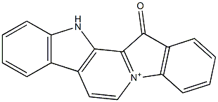 11,12-Dihydro-4b-azonia-11-azaindeno[2,1-a]fluorene-12-one Struktur