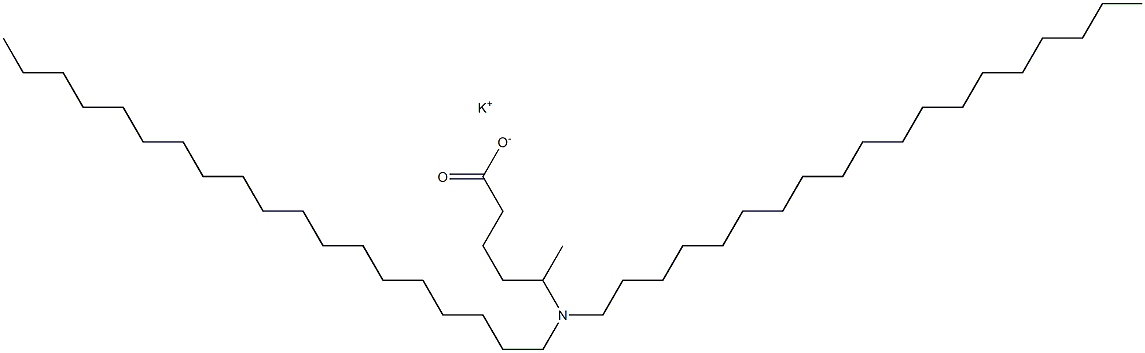 5-(Dinonadecylamino)hexanoic acid potassium salt Struktur