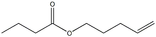 Butyric acid 4-pentenyl ester Struktur